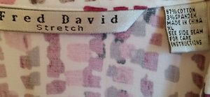 Fred David Tops - Frederick David stretch 3/4 sleeve blouse Fred David Tops - Frederick David stretch 3/4 sleeve blouse